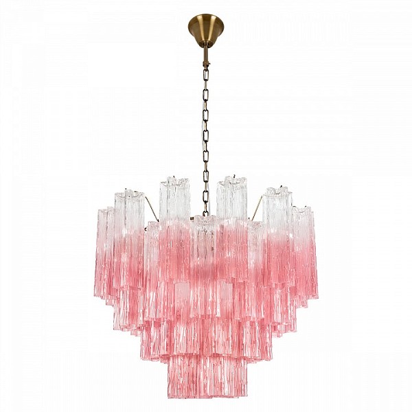 Подвесная люстра Loft it Murano бронза арт. 10580/600 Clear pink