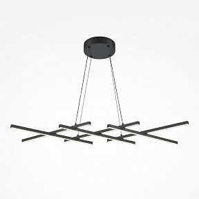 Подвесная люстра Maytoni Halo черный арт. MOD244PL-L50BK