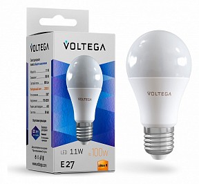 Лампа светодиодная Voltega General purpose bulb 11W  арт. 5737