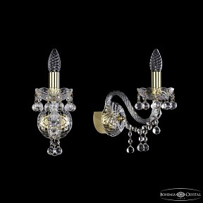 Бра Bohemia Ivele Crystal 1409 золото арт. 1409B/1/160 G