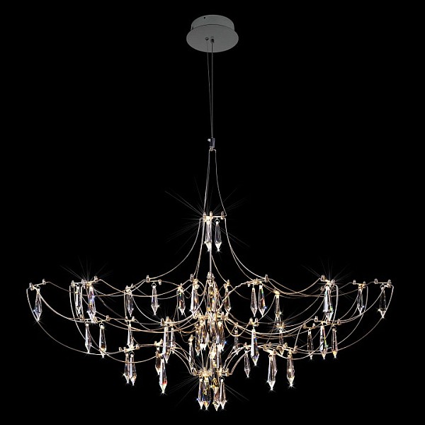 Подвесная люстра Loft it Mira металл арт. 10589/900 Silver Asfour