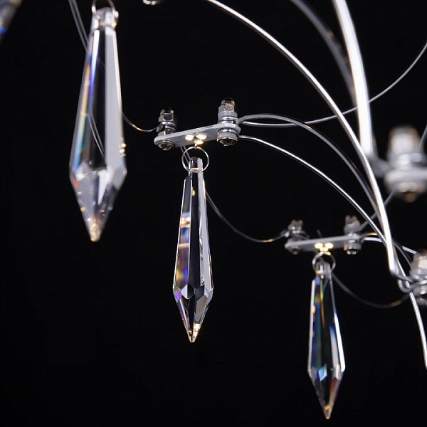Подвесная люстра Loft it Mira серый арт. 10259/1000 Silver Asfour