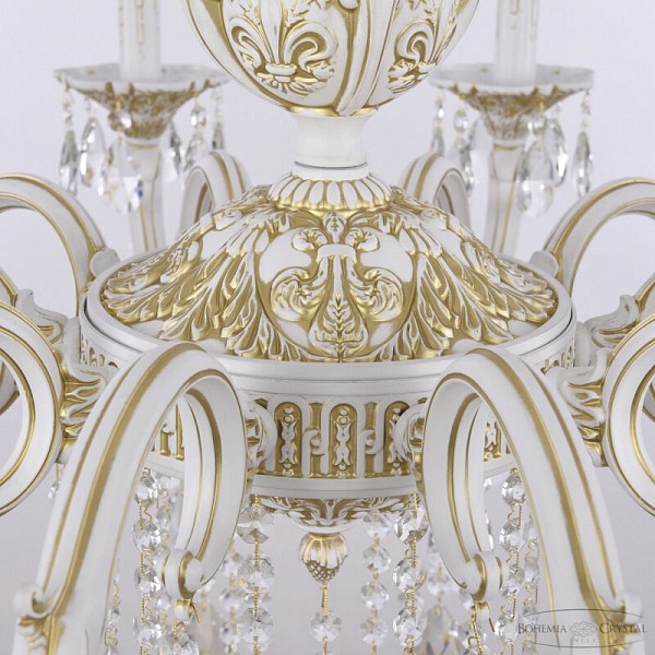 Подвесная люстра Bohemia Ivele Crystal AL7801 белый арт. AL78101/10/300 B WMG
