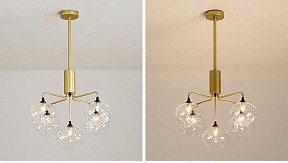 Люстра на штанге Moderli Santa желтый арт. V2191-P
