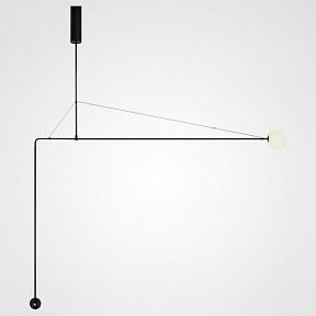 Подвесной светильник Imperiumloft Lines черный арт. LINES-11