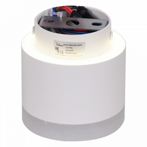 Накладной светильник Reluce Technical 53004 белый арт. 53004-9.5-001IL GX53+LED3W WT