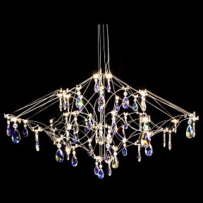 Подвесная люстра ILLUMICO IL0606 хром арт. IL0606-900HX-57 Ether
