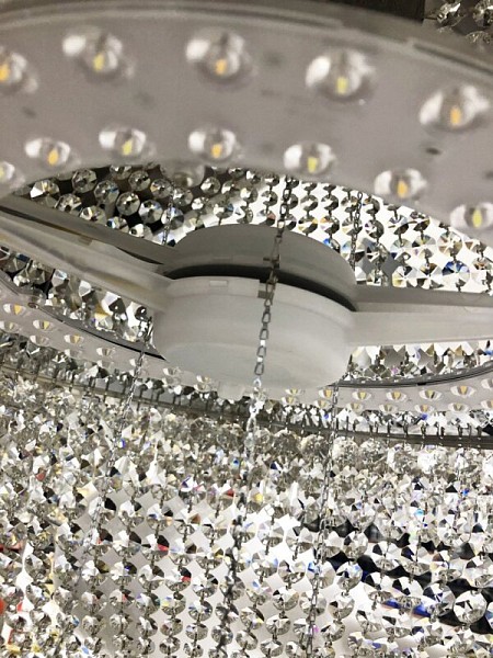 Потолочная люстра Bohemia Ivele Crystal 1932 никель арт. 19321/25IV/LED-DIM Ni