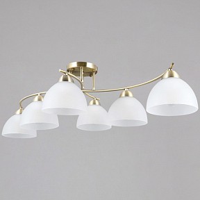 Люстра на штанге ILLUMICO  бронза арт. IL0909-6CSQ-26 AB ELITE