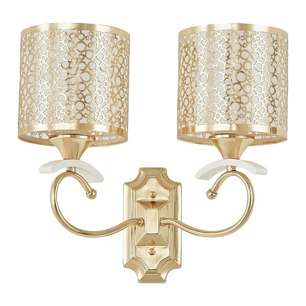 Бра Arte Milano Florentia-9787 белый арт. 309787/2W Wh/Gd