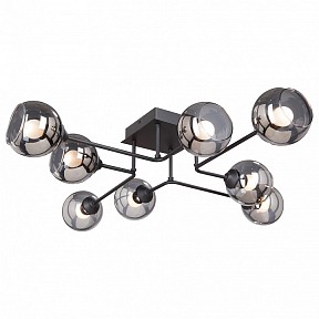 Потолочная люстра Vitaluce V4795 черный арт. V4795-1/8PL