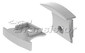Заглушка Arlight ALU-SLIM-H15-F серый арт. 018253