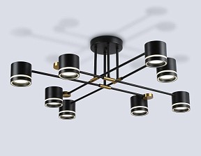 Люстра на штанге Ambrella Light FL золото арт. FL71532