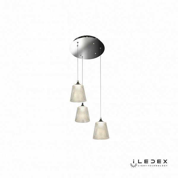 Подвесной светильник iLedex Flora хром арт. WD8007-3 CR