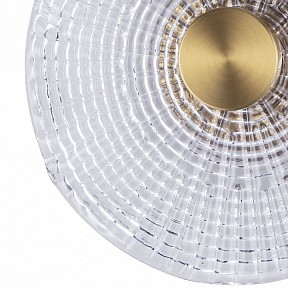 Накладной светильник Arte Lamp Bevel латунь арт. A1612AP-5PB