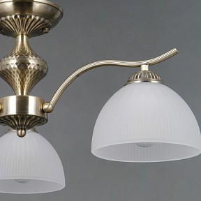 Люстра на штанге ILLUMICO  бронза арт. IL0896-3CSQ-26 AB ELITE
