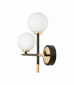 Бра LUMINA DECO Marsiada золото арт. LDW 6033N-2 BK+FGD