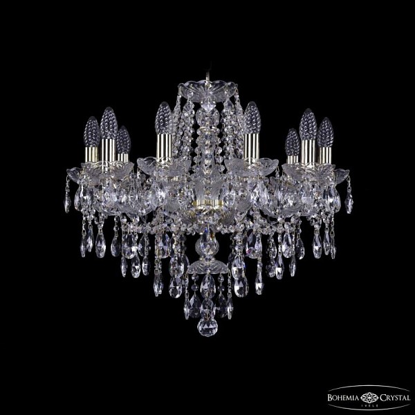 Подвесная люстра Bohemia Ivele Crystal 1415 золото арт. 1415/10/200 G