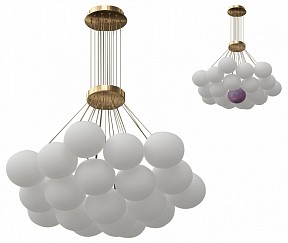 Подвесная люстра Kink Light Алди бронза арт. 08475-19,20