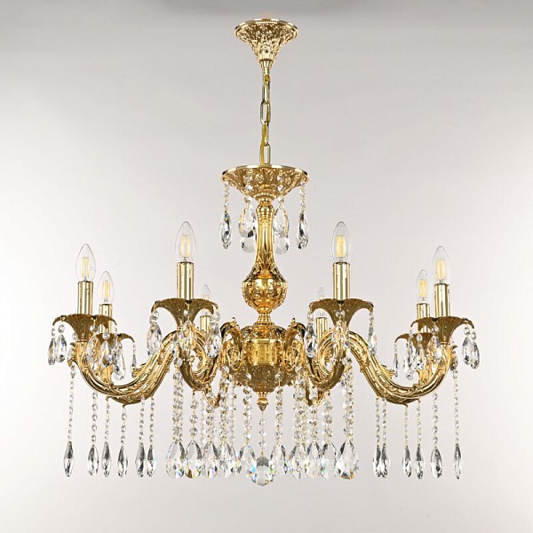 Подвесная люстра Bohemia Ivele Crystal AL7901 золото арт. AL79101/8/250 A G