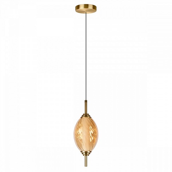 Подвесной светильник Loft it Helix бронза арт. 10421/A Amber