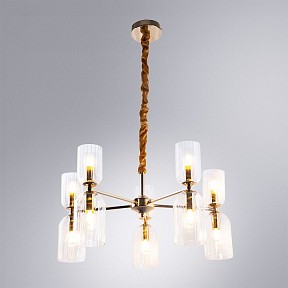 Подвесная люстра Arte Lamp Charm золото арт. A1623LM-10GO