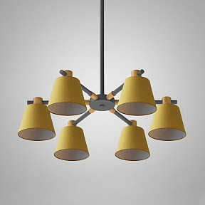 Люстра на штанге Imperiumloft Natura A Yellow серый арт. NATURAAY01