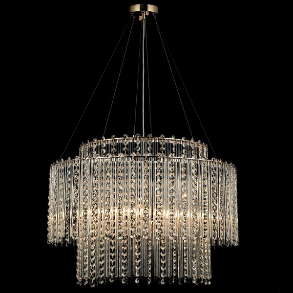 Подвесная люстра ILLUMICO IL0105 золото арт. IL0105-8P-79 GD