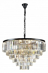 Подвесная люстра Divinare Nova черный арт. 3001/01 LM-16