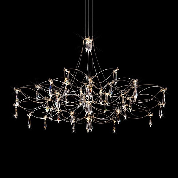 Подвесная люстра Loft it Mira металл арт. 10590/1000 Silver Asfour