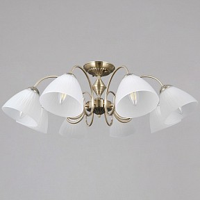 Люстра на штанге ILLUMICO  бронза арт. IL0897-8CSQ-26 AB ELITE