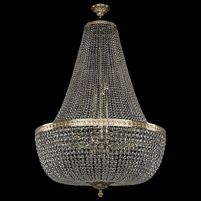 Люстра на штанге Bohemia Ivele Crystal 1911 золото арт. 19111/H2/90IV G