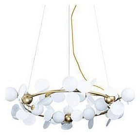 Подвесная люстра Loft it Matisse золото арт. 10008/1050 white