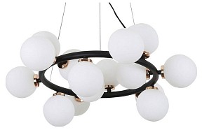 Подвесная люстра LUMINA DECO Marsiada бронза арт. LDP 6033-15 BK+MD