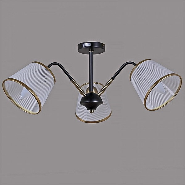 Люстра на штанге ILLUMICO  бронза арт. IL0344-3CSQ-79 BK AB