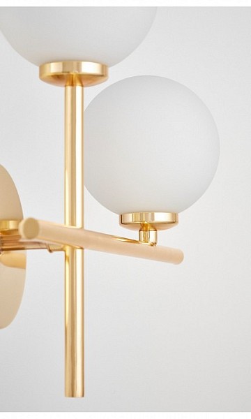 Бра LUMINA DECO Marsiada золото арт. LDW 6033N-2 RT FGD