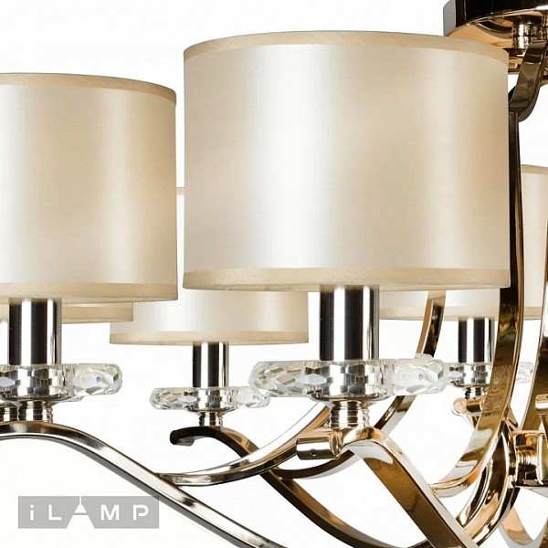 Люстра на штанге iLamp London хром арт. 88389/10 CR