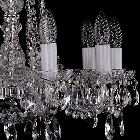 Подвесная люстра Bohemia Ivele Crystal 1402 металл арт. 1402/10/160/Ni