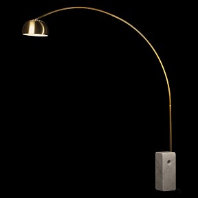 Торшер Loft it Arco белый арт. 5000 Gold