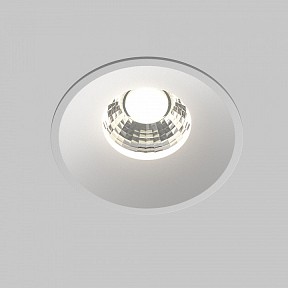 Встраиваемый светильник Maytoni Technical Round белый арт. DL058-12W-DTW-W