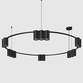 Подвесная люстра Denkirs Orbit черный арт. DK4067-BK
