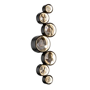 Накладной светильник Odeon Light L-VISION черный арт. 7174/15WLA