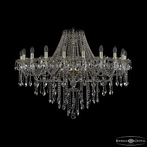 Подвесная люстра Bohemia Ivele Crystal 1415 золото арт. 1415/20/400 G