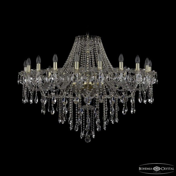 Подвесная люстра Bohemia Ivele Crystal 1415 золото арт. 1415/20/400 G