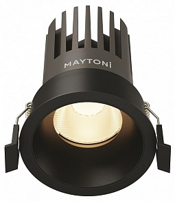 Встраиваемый светильник Maytoni  черный арт. DL117-15W-3K-B