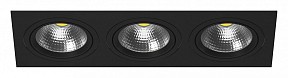 Встраиваемый светильник Lightstar Intero 111 черный арт. i837070707
