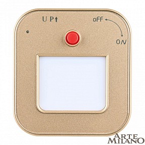 Накладной светильник Arte Milano Am-track-sockets золото арт. 380022TL/Light Gold