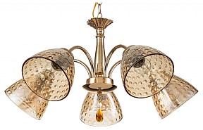 Подвесная люстра Escada Freesia золото арт. 658/5PL Gold