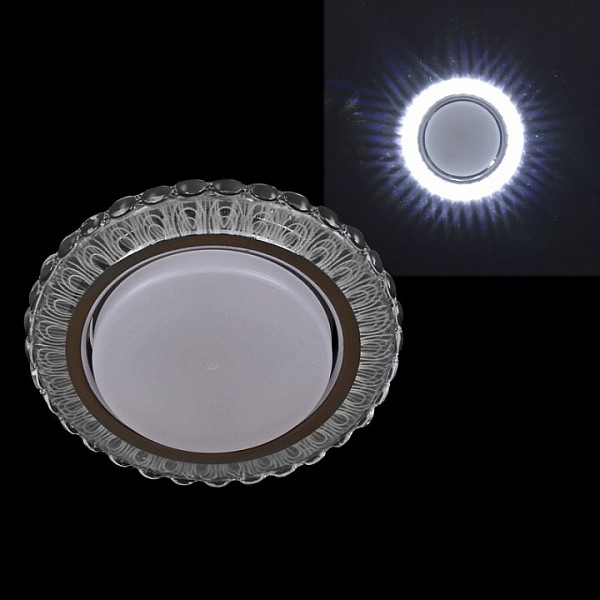 Встраиваемый светильник Reluce 53209 неокрашенный арт. 53209-9.0-001PT GX53+LED4W CL