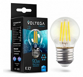 Лампа светодиодная Voltega Globe E27 9W Graphene  арт. 7139